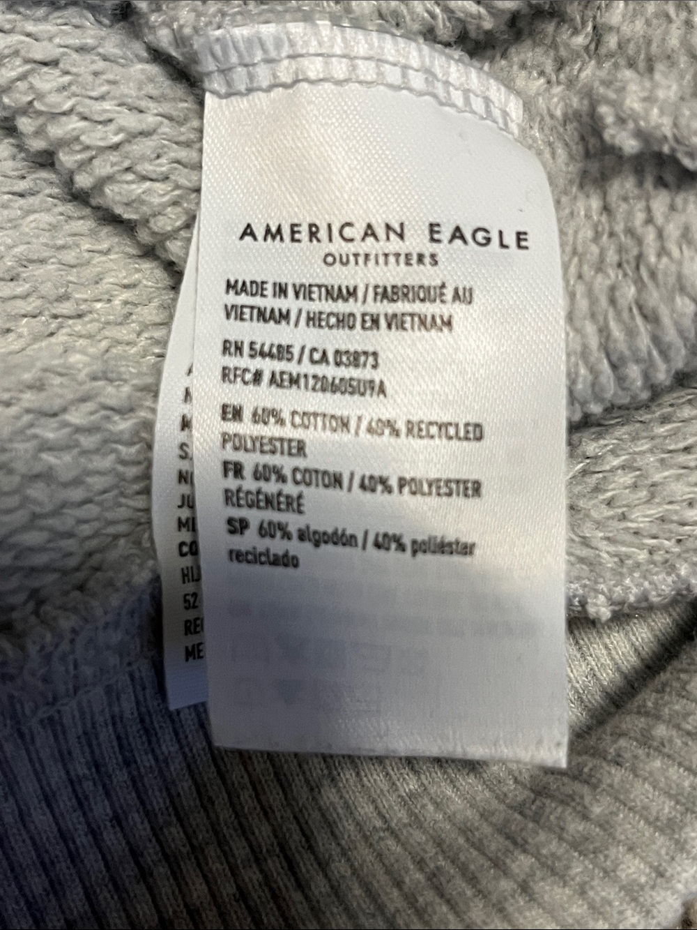 American Eagle Outfitters Light Gray Crewneck St. Tropez Sailing-Large - Picture 6 of 8